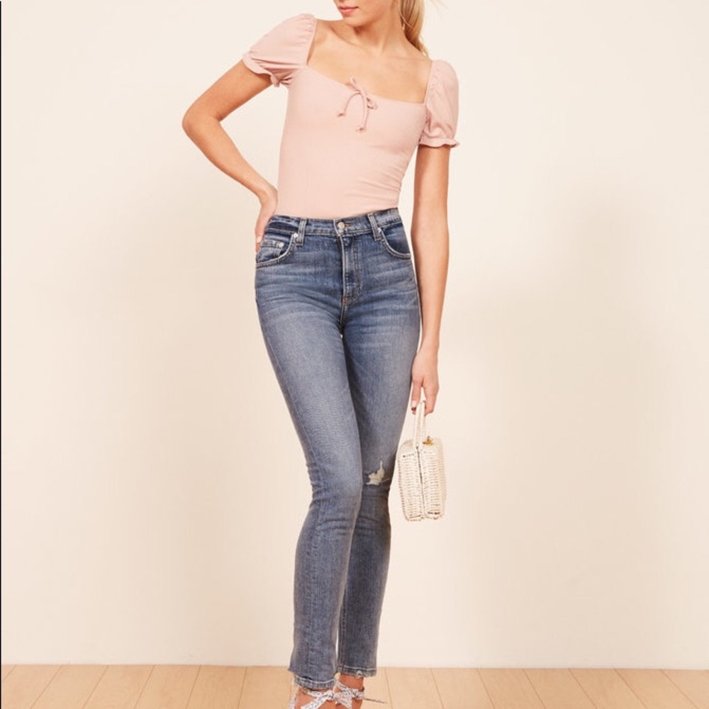 New w/tags Reformation Hepburn High Skinny Jeans